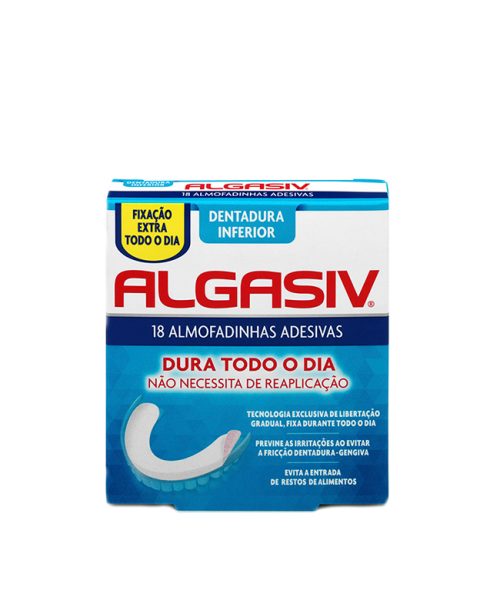 Almofadas dentárias adesivas Algasiv