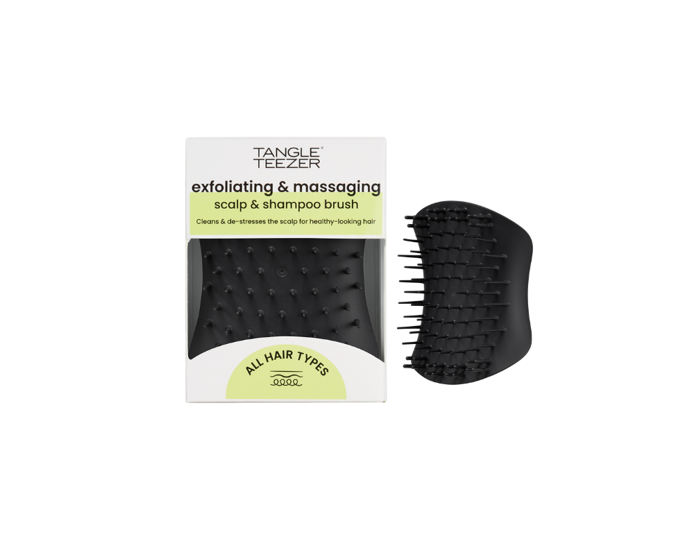 2101800200_Tangle-Teezer-Scalp-Exfoliator-_-Massager-Black_2_ escova de cabelo tangle teezer scalp