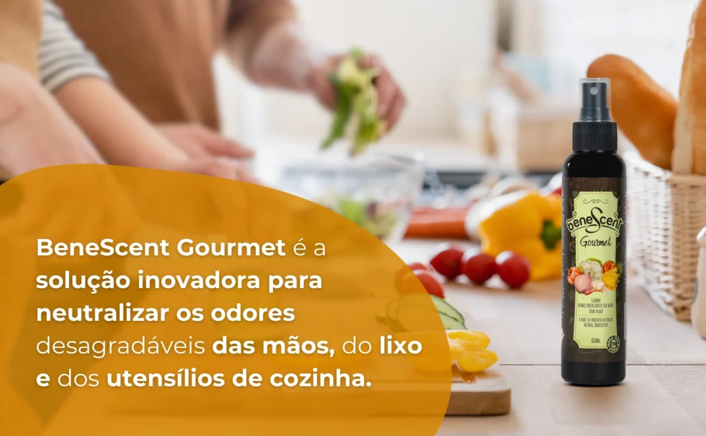 BeneScent Gourmet - Elimina odores alimentos das mãos 150ml