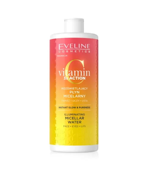 Água Micelar Vitamina C 3xAction de Eveline Cosmetics