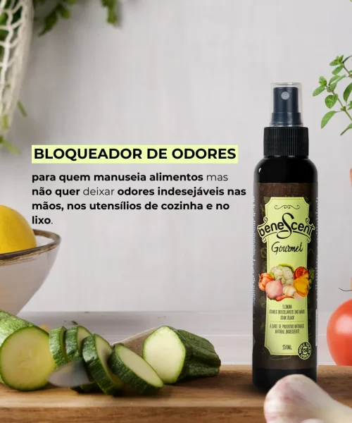 BeneScent Gourmet - Elimina odores alimentos das mãos 150ml