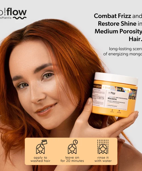 Máscara para Cabelos Frisados So!Flow Porosidade Média