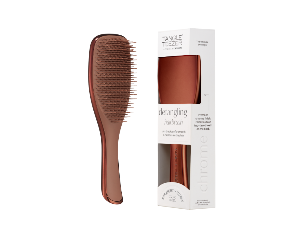 Tangle Teezer Chrome escova de cabelo