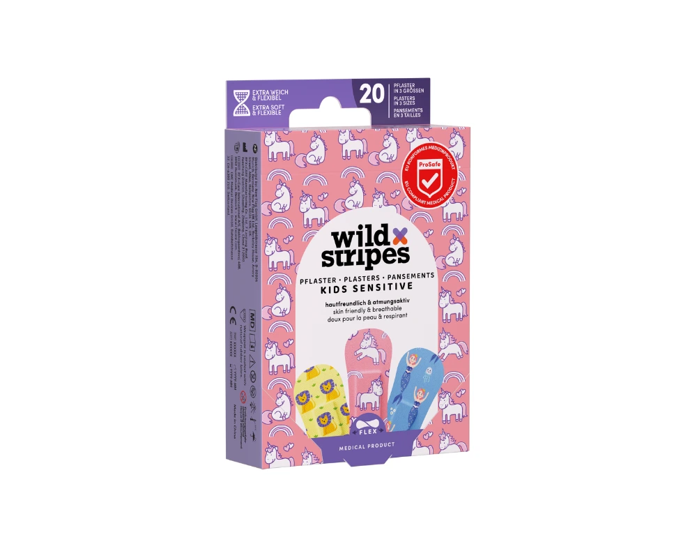 pensos reutilizáveis_Wild Stripes Kids pensos reutilizáveis_Wild Stripes