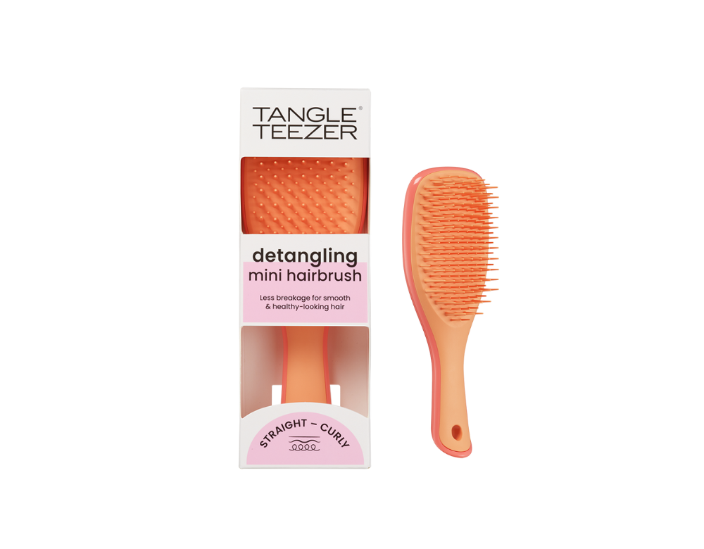 Escova de cabelo_Tangle Teezer Detangler Mini Pink Orange (1) Tangle Teezer Detangler Mini Pink & Orange - Image 1