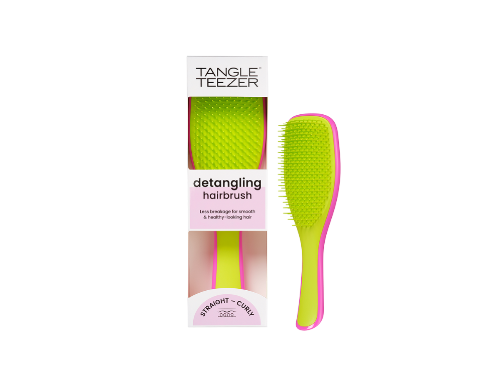 Escova de cabelo_Tangle Teezer Detangler Pink Green(2) Tangle Teezer Detangler Pink & Green - Image 1